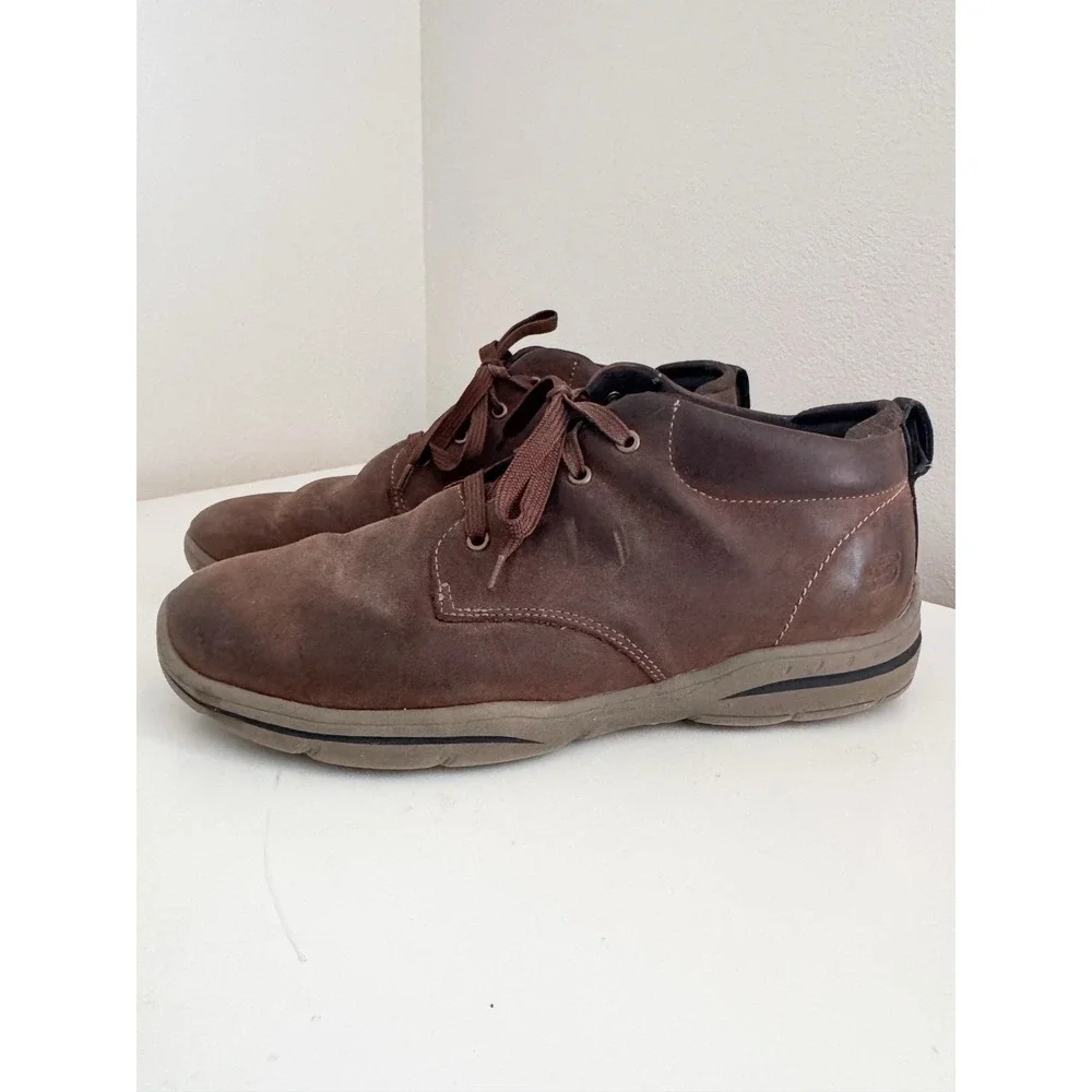 Men's Brown Leather Harper Meldon Chukka Style Boot Size 9